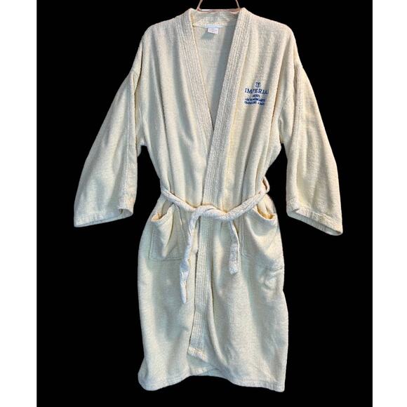 Imperial Hotel Am Palmengarten Frankfurt A Main Yellow Robe 100% Baumwolle XL - Picture 1 of 6